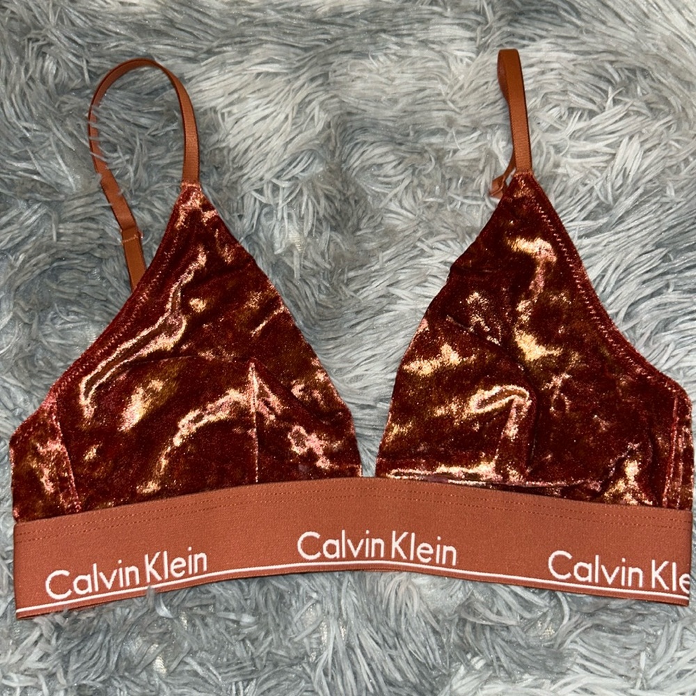 Calvin Klein Velvet Bralette